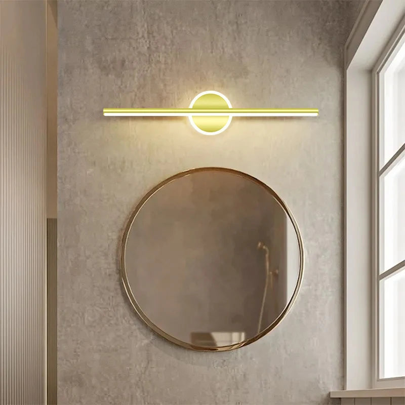 Modern LED Wall Lamp Black Gold